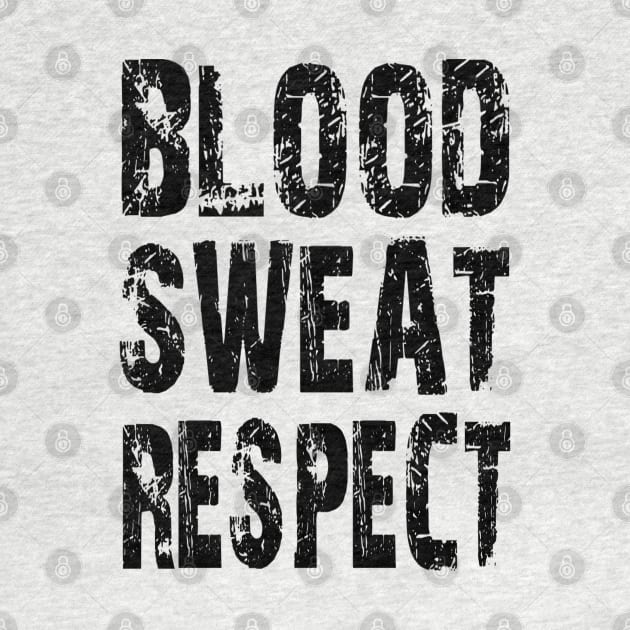 Blood, Sweat, Respect by Vitalitee